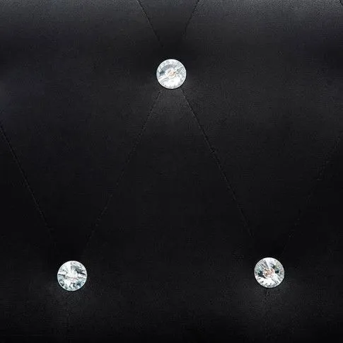 Fotografia Aksamitny narożnik  w stylu Chesterfield Xavier 4Q - czarny z kategorii Wypoczynki