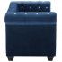 Szczegółowe zdjęcie nr 7 produktu Aksamitna sofa w stylu Chesterfield Charlotte 2Q - niebieska