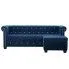Zdjęcie sofa Xavier 4Q, Chesterfield, niebieska | Edinos.pl