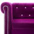 Szczegółowe zdjęcie nr 4 produktu Aksamitna sofa w stylu Chesterfield Charlotte 2Q - fioletowa