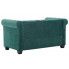 Szczegółowe zdjęcie nr 8 produktu Aksamitna sofa w stylu Chesterfield Charlotte 2Q - zielona