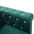 Szczegółowe zdjęcie nr 9 produktu Aksamitna sofa w stylu Chesterfield Charlotte 2Q - zielona