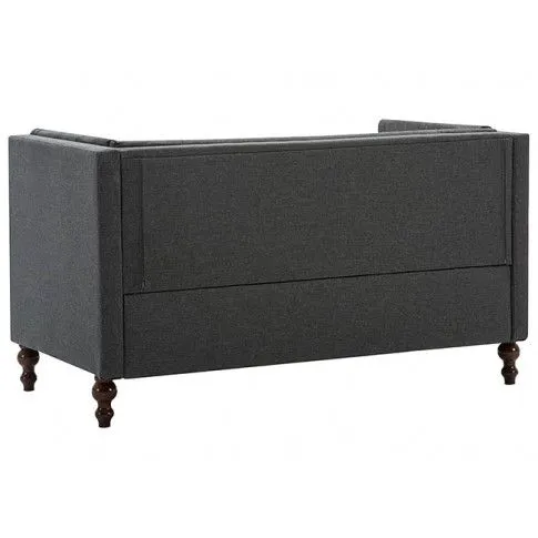 Szczegółowe zdjęcie nr 7 produktu 2-osobowa Sofa Vang w stylu Chesterfield - ciemnoszara