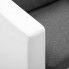 Szczegółowe zdjęcie nr 6 produktu Atrakcyjna 2-osobowa sofa Karlo 2Q - biało-jasnoszara