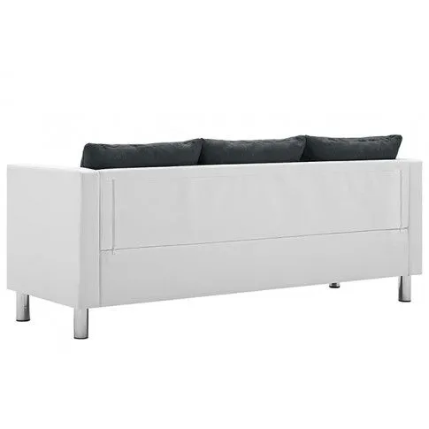 Zdjęcie atrakcyjna sofa Glomsti 3Q biało-ciemnoszara - w sklepie Edinos.pl