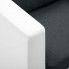 Szczegółowe zdjęcie nr 4 produktu Atrakcyjna 3-osobowa sofa Karlo 3Q - biało-ciemnoszara
