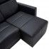 Szczegółowe zdjęcie nr 11 produktu Rozkładana sofa z leżanką Nevada - czarna