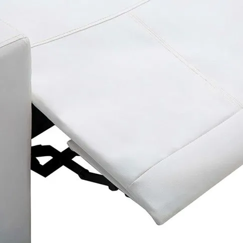 Fotografia Rozkładana sofa z leżanką Blodyn - biała z kategorii Kanapy i sofy