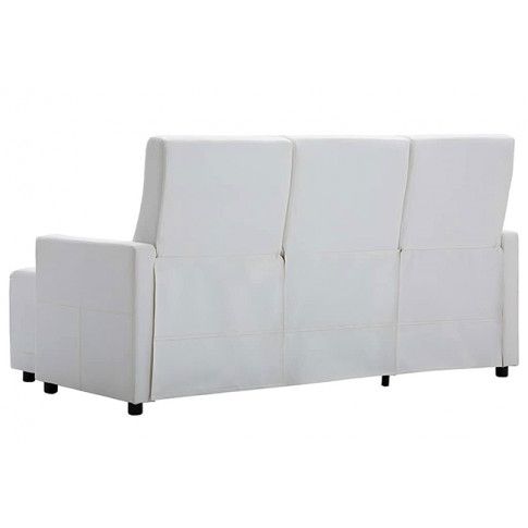 Szczegółowe zdjęcie nr 8 produktu Rozkładana sofa z leżanką Nevada - biała