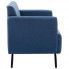 Fotografia Stylowa 2-osobowa sofa Rivena 2X - niebieska z kategorii Kanapy i sofy