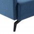 Zdjęcie niebieska stylowa 2-osobowa sofa Rivena 2X - sklep Edinos.pl