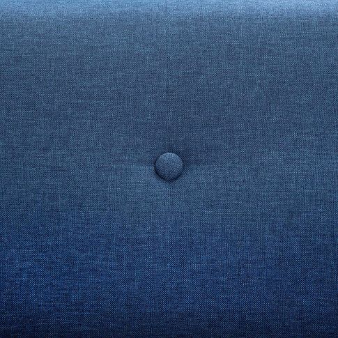 Szczegółowe zdjęcie nr 6 produktu Stylowa 2-osobowa sofa Rivena 2X - niebieska