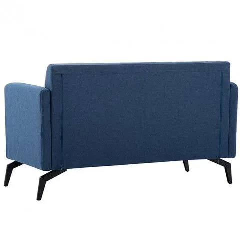Szczegółowe zdjęcie nr 9 produktu Stylowa 2-osobowa sofa Skoma 2X - niebieska