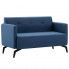 Zdjęcie produktu Stylowa 2-osobowa sofa Rivena 2X - niebieska.