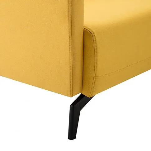 Fotografia Stylowa 2-osobowa sofa Skoma 2X - żółta z kategorii Kanapy i sofy