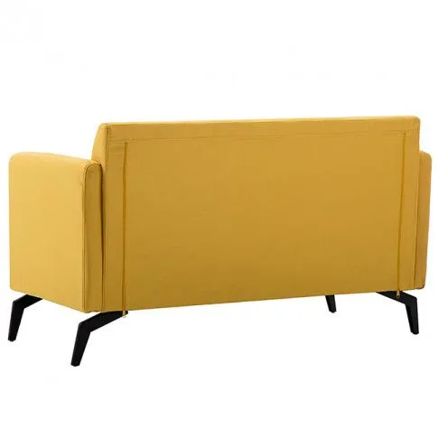 Szczegółowe zdjęcie nr 8 produktu Stylowa 2-osobowa sofa Skoma 2X - żółta