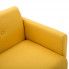 Szczegółowe zdjęcie nr 9 produktu Stylowa 2-osobowa sofa Rivena 2X - żółta