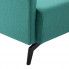Szczegółowe zdjęcie nr 6 produktu Stylowa 2-osobowa sofa Rivena 2X - zielona