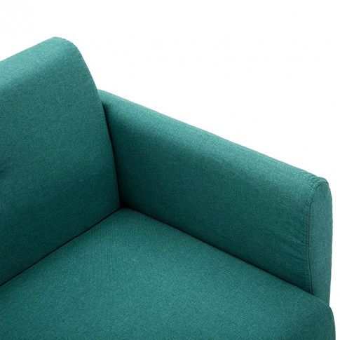 Szczegółowe zdjęcie nr 7 produktu Stylowa 2-osobowa sofa Rivena 2X - zielona