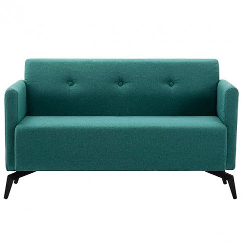 Szczegółowe zdjęcie nr 8 produktu Stylowa 2-osobowa sofa Rivena 2X - zielona