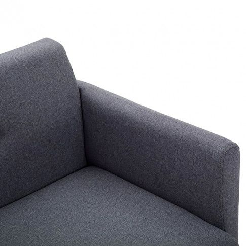 Fotografia Stylowa 2-osobowa sofa Rivena 2X - ciemnoszara z kategorii Kanapy i sofy