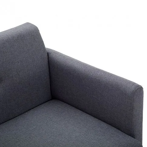 Fotografia Stylowa 2-osobowa sofa Skoma 2X - ciemnoszara z kategorii Kanapy i sofy