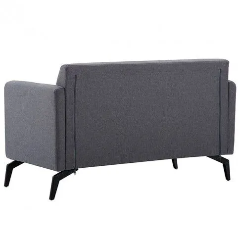 Szczegółowe zdjęcie nr 9 produktu Stylowa 2-osobowa sofa Skoma 2X - ciemnoszara