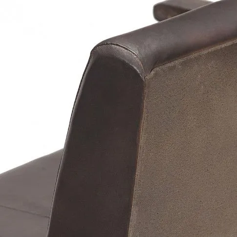 Szczegółowe zdjęcie nr 5 produktu Skórzana sofa 2-osobowa Syleta - szara