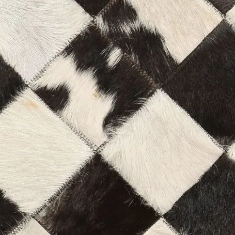 Szczegółowe zdjęcie nr 8 produktu Sofa Max z naturalnej koziej skóry – biało-czarna