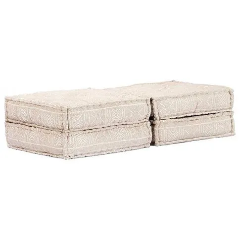 Dwuosobowa beżowa sofa modułowa Demri 2D