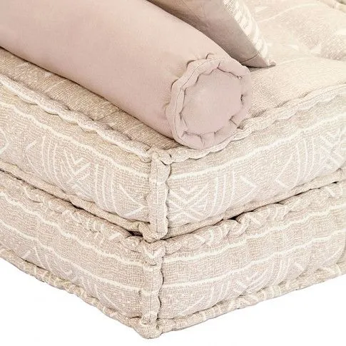 Dwuosobowa beżowa sofa modułowa Demri 2D