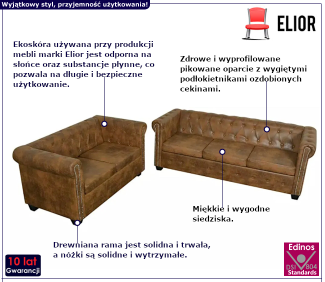 Zestaw wypoczynkowy Emerx