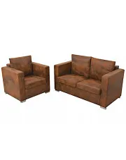 2-osobowa sofa oraz fotel - Balisto w sklepie Edinos.pl