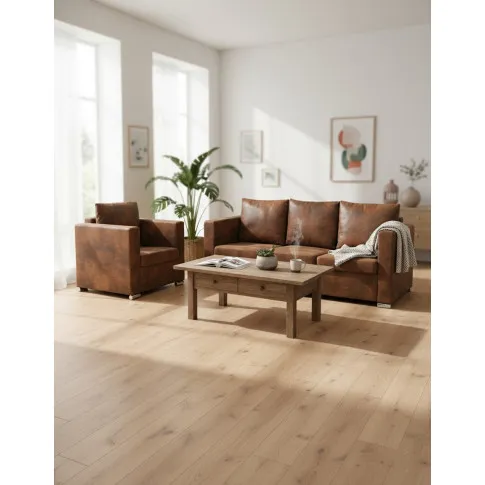 3 osobowa sofa i fotel do salonu   Lemis