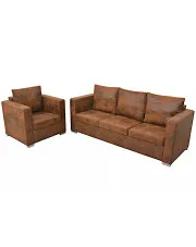 3-osobowa sofa i fotel do salonu - Balisto w sklepie Edinos.pl