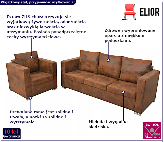 Zestaw wypoczynkowy Lemis