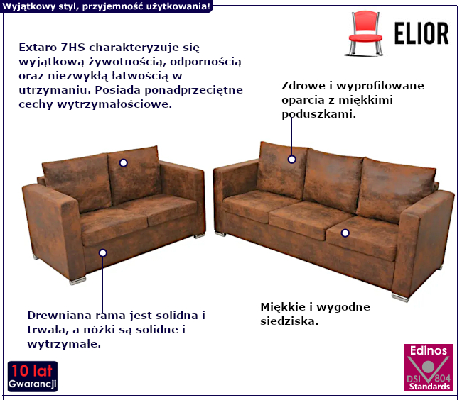 Zestaw wypoczynkowy Lemis