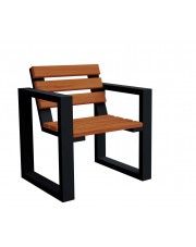 Fotel ogrodowy Norin Black - 8 kolorów 