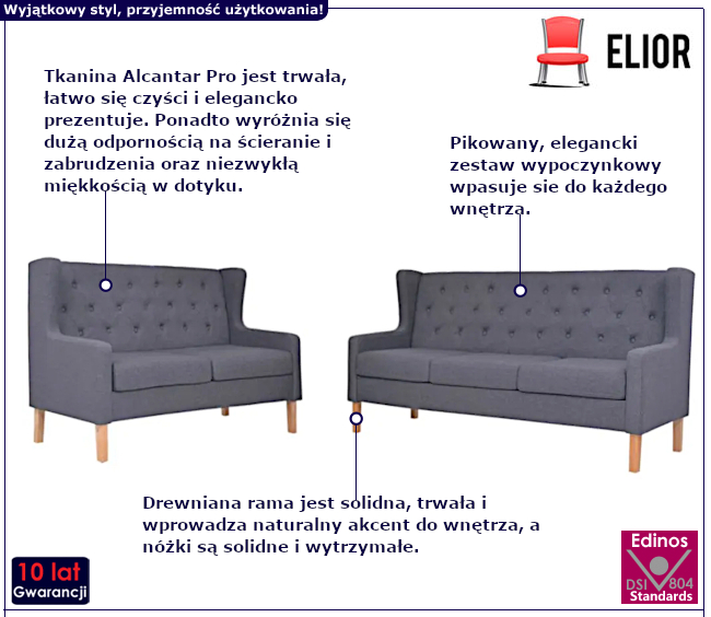 Zestaw wypoczynkowy Welix