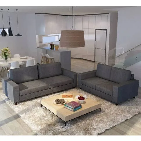 Szczegółowe zdjęcie nr 8 produktu Minimalistyczny zestaw wypoczynkowy Barletta - Ciemnoszary