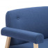 Komplet sof wypoczynkowych Eureka 3X Niebieski