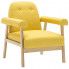 Zdjęcie Żółty zestaw wypoczynkowy w stylu vintage Eureka 4X - sklep Edinos.pl