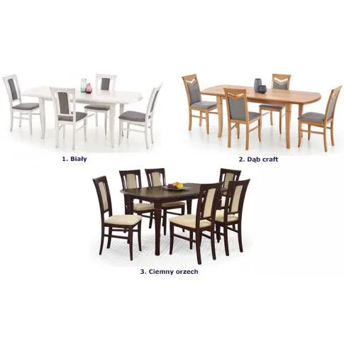 Szczegółowe zdjęcie nr 7 produktu Stół rozkładany Kobo - ciemny orzech