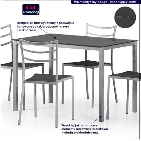 Fotografia Stół szklany Zentri z kategorii Stoły