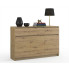 Komoda z szufladą i 3 szafkami Haklen - dąb artisan