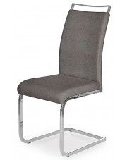 Krzesło tapicerowane Hader 2X - popielate w sklepie Edinos.pl