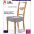 Fotografia Drewniane krzesło Corato - dąb miodowy z kategorii Krzesła drewniane