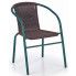 Zdjęcie produktu Rattanowe krzesło ogrodowe Tivoli - ciemny brąz.