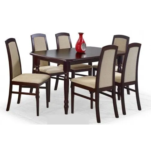 Fotografia Stół rozkładany Diron - ciemny orzech z kategorii Stoły