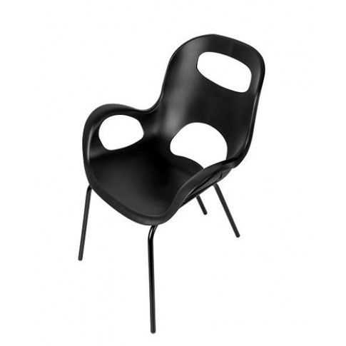 Zdjęcie minimalistyczne krzesło Giano czarne - sklep Edinos.pl